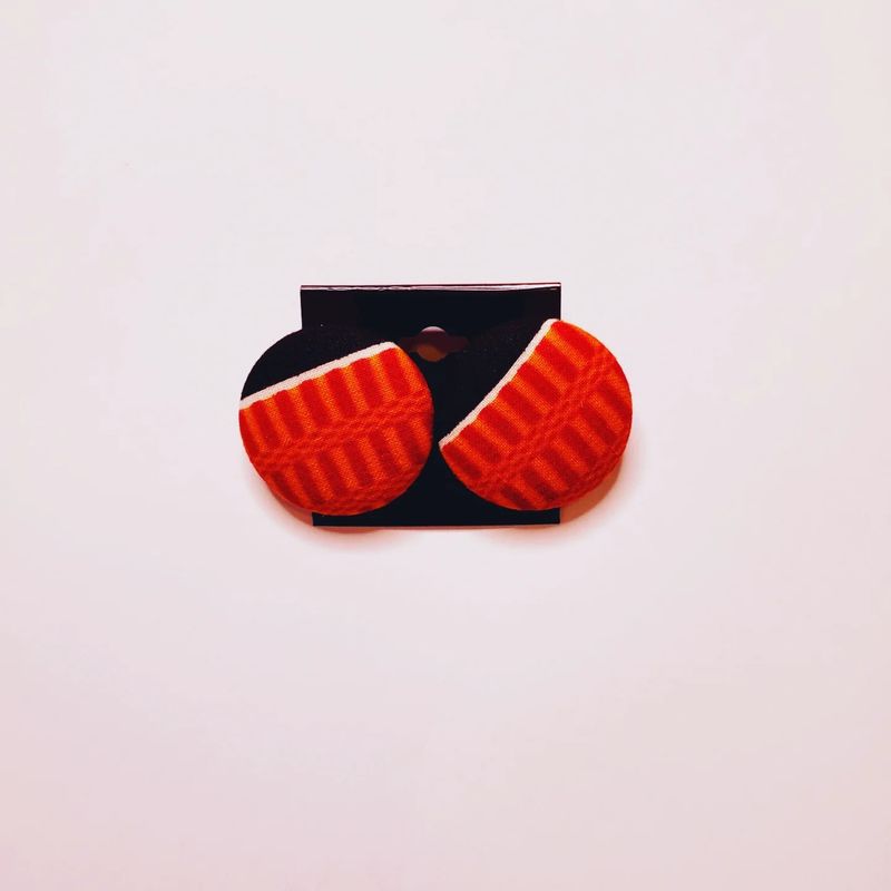 Button Earrings