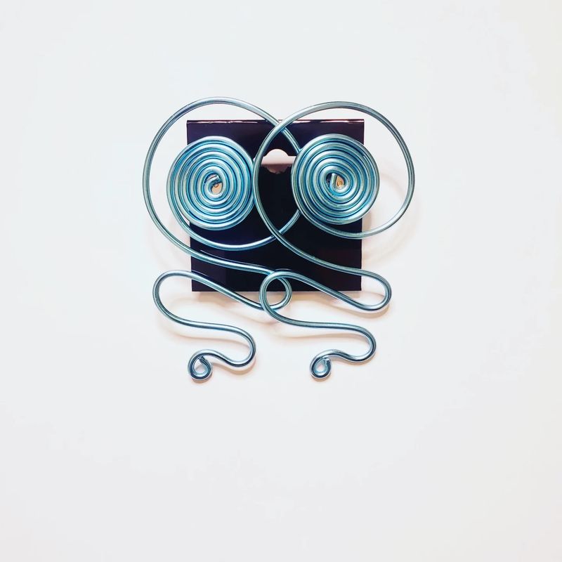 Wire Stud- Sky Blue