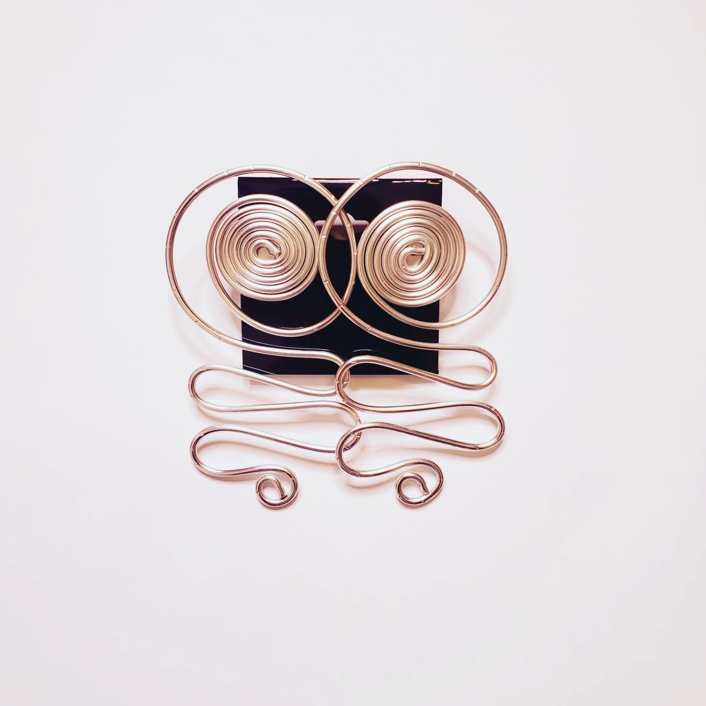 Wire Stud- Silver