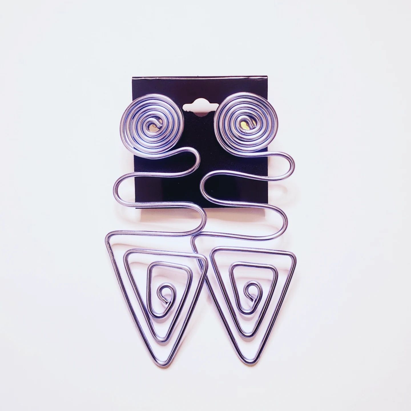 Wire Stud- Blue Grey