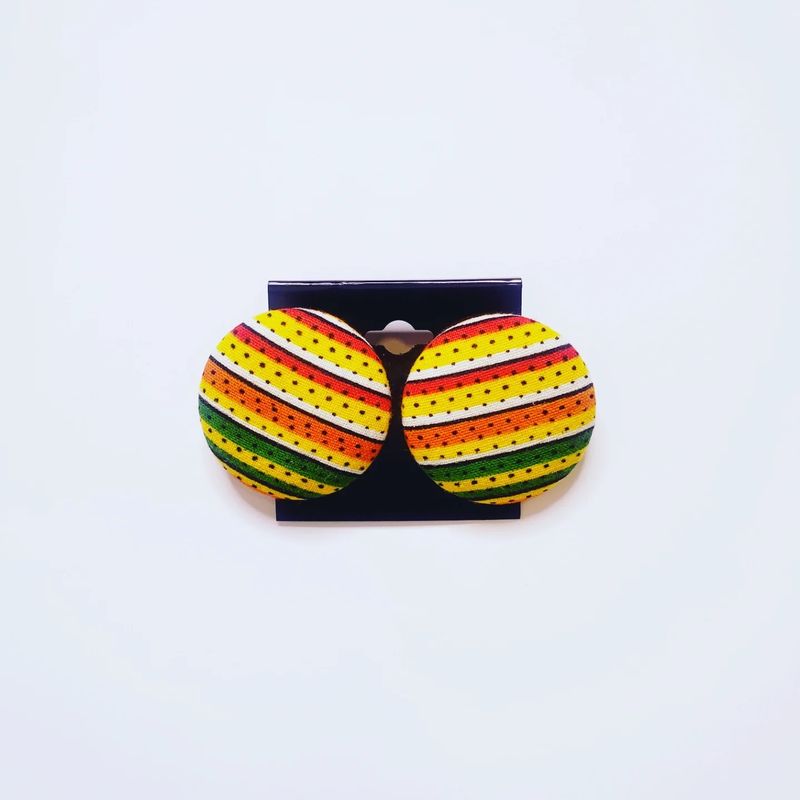 Button Earrings