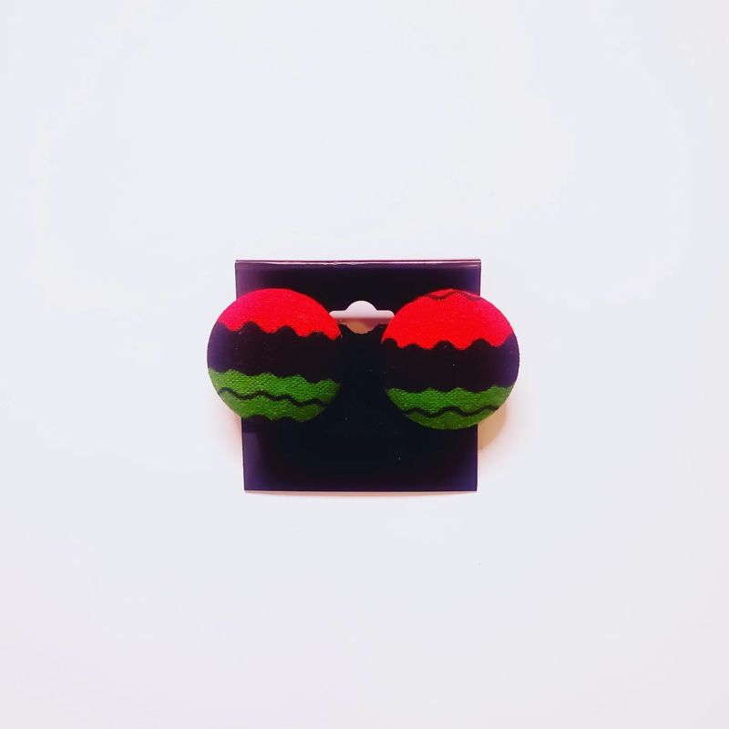Button Earrings