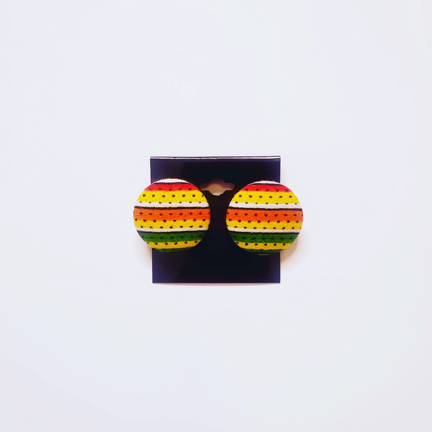 Button Earrings