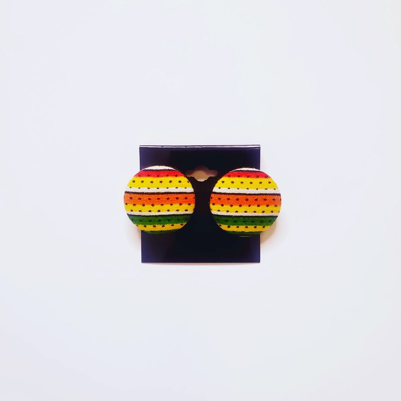 Button Earrings