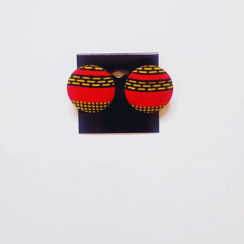 Button Earrings