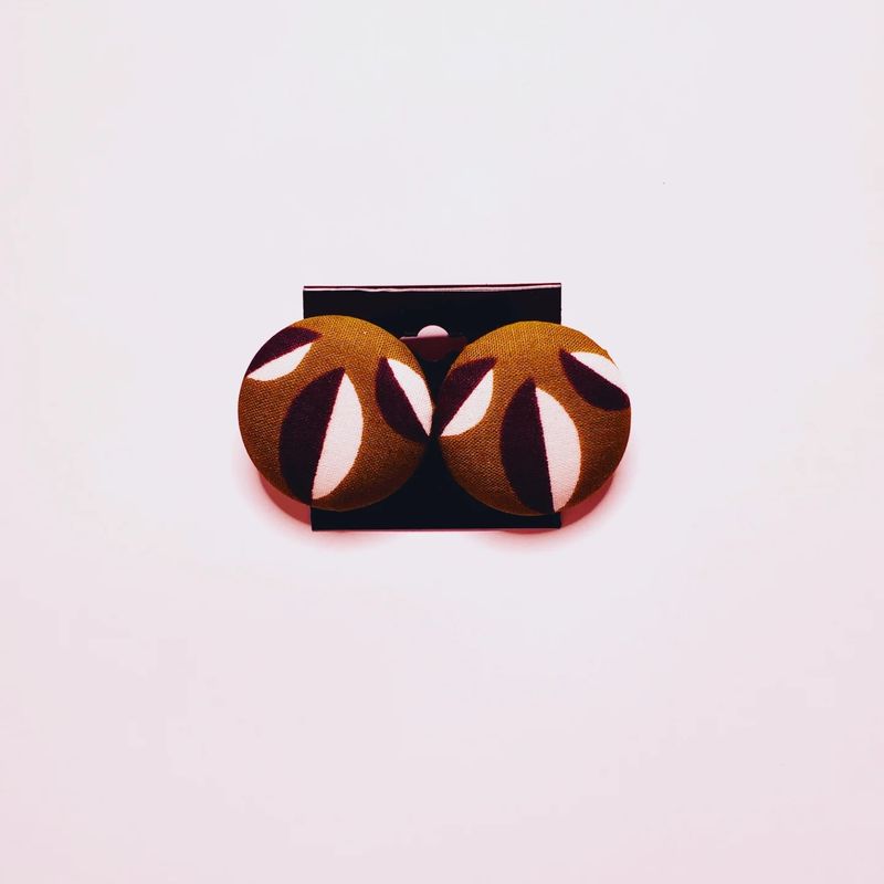 Button Earrings