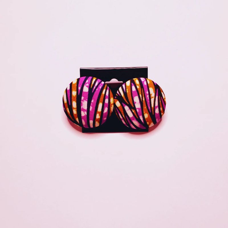 Button Earrings