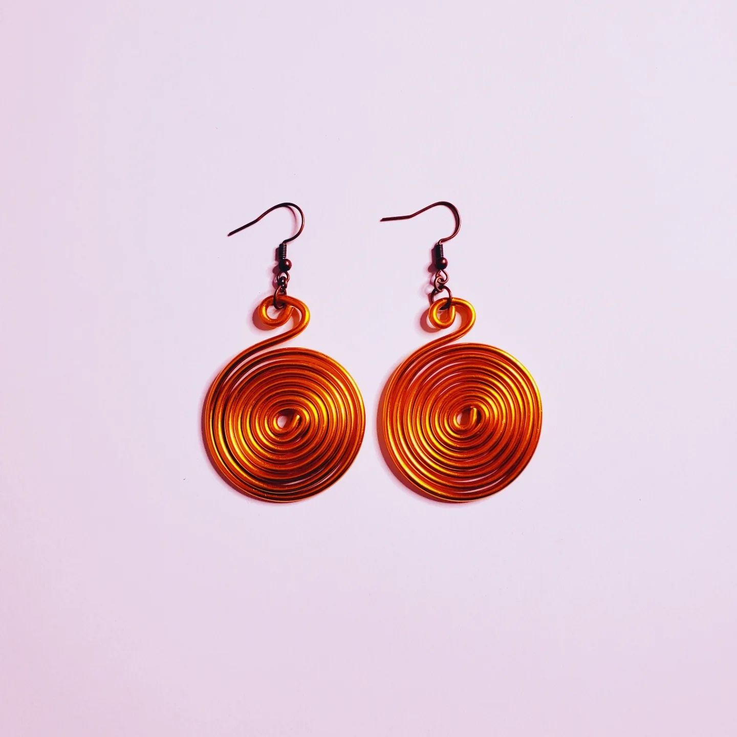 Wire Earrings- Bronze