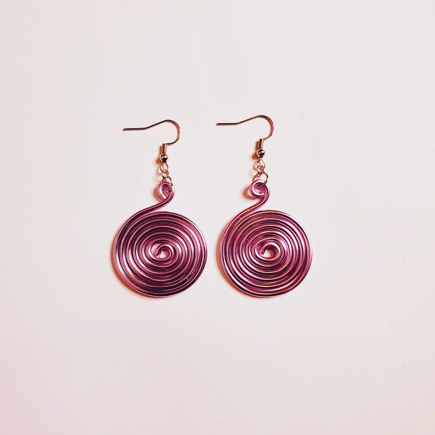 Wire Earrings- Lilac