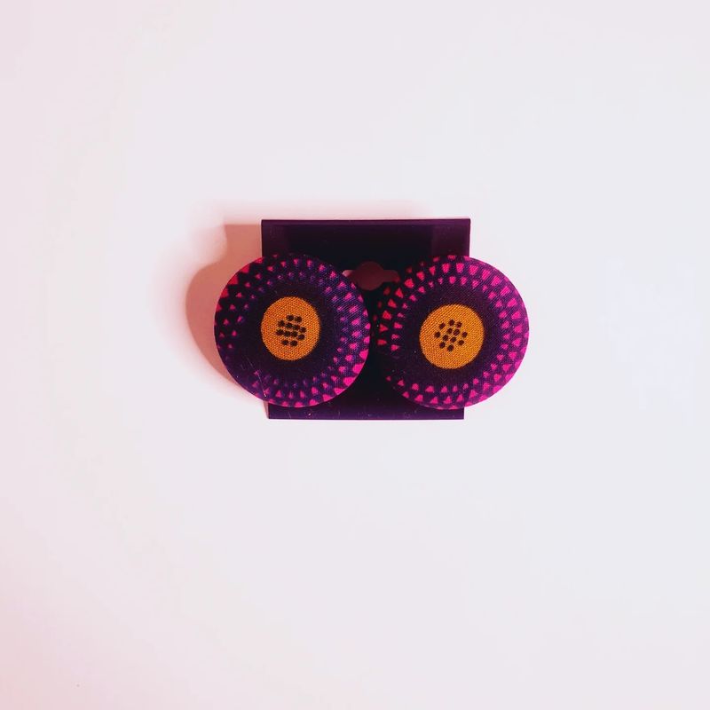 Button Earrings
