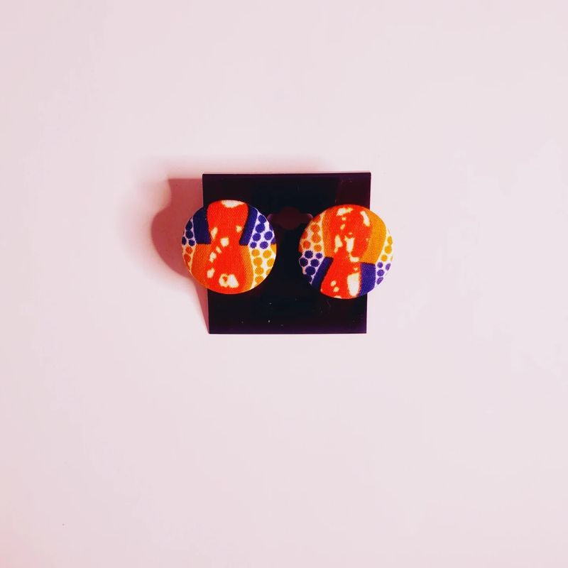 Button Earrings