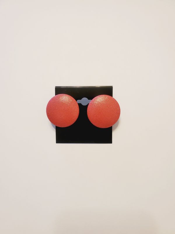 Button Earrings