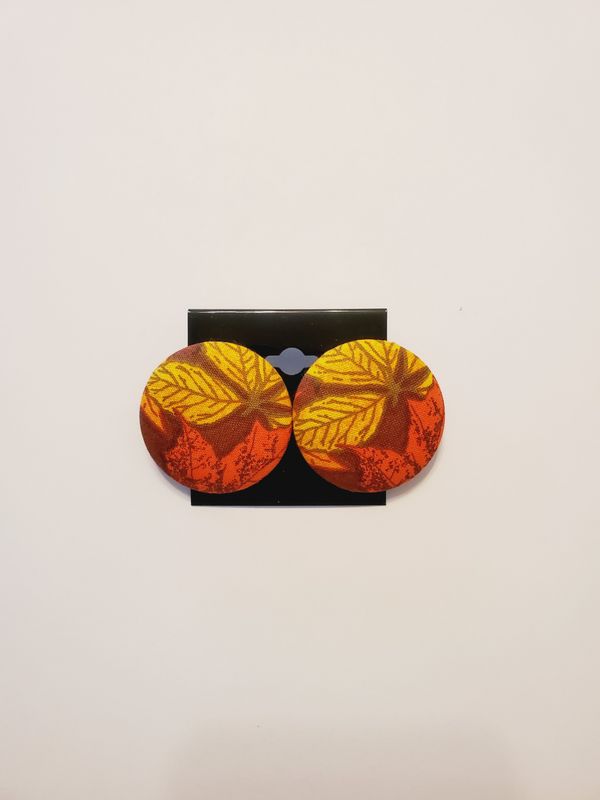 Button Earrings