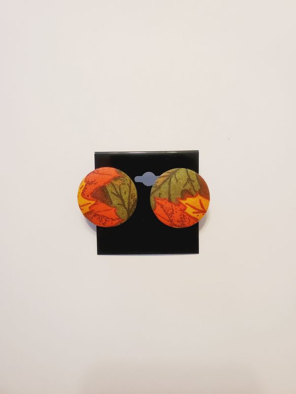 Button Earrings