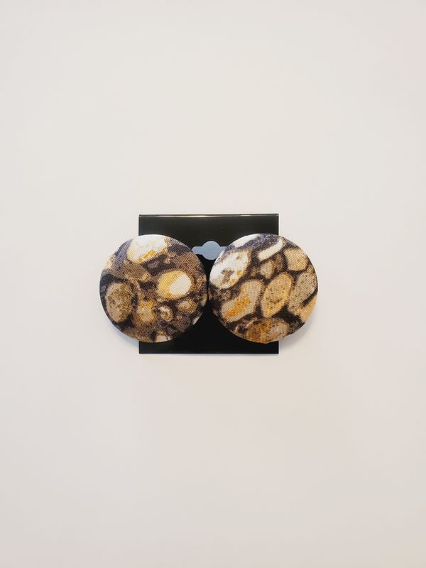 Button Earrings