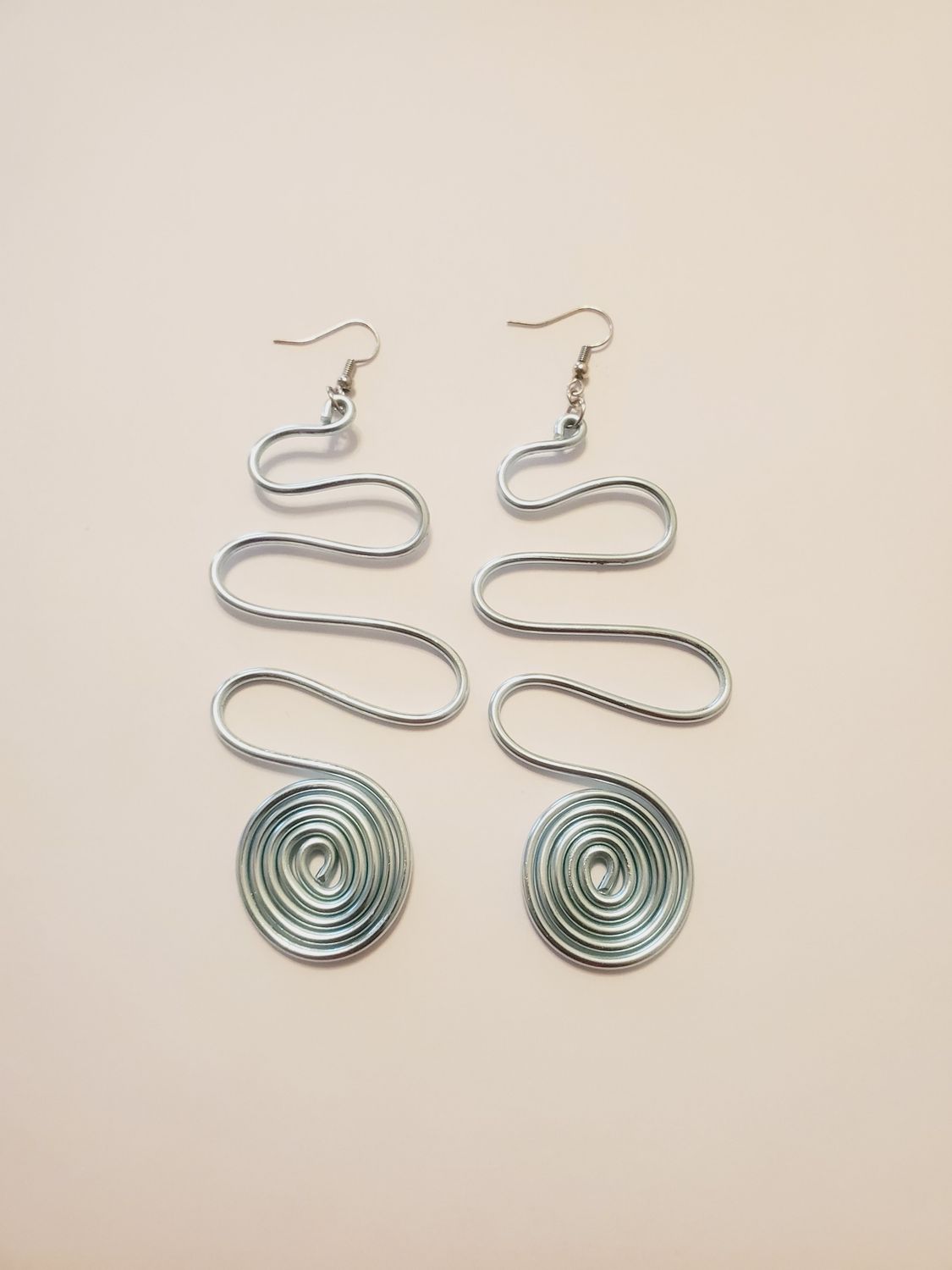 Wire Earrings- Sky Blue