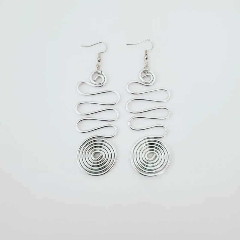 Wire Earrings- Silver