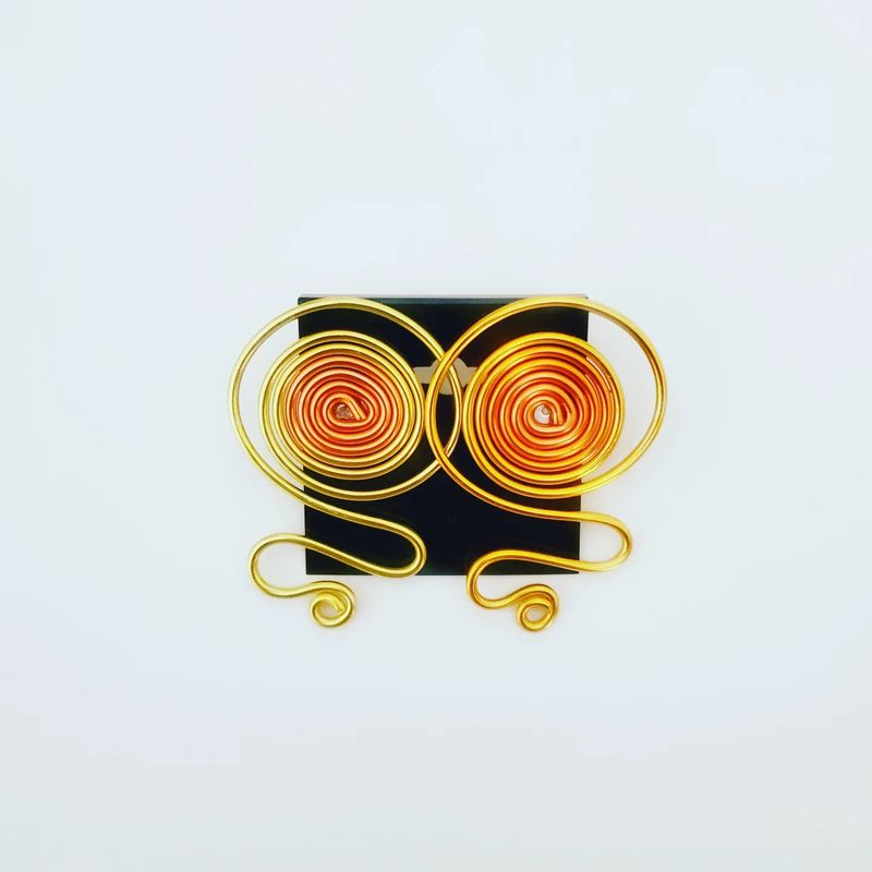 Wire Stud Earrings- Multicolor