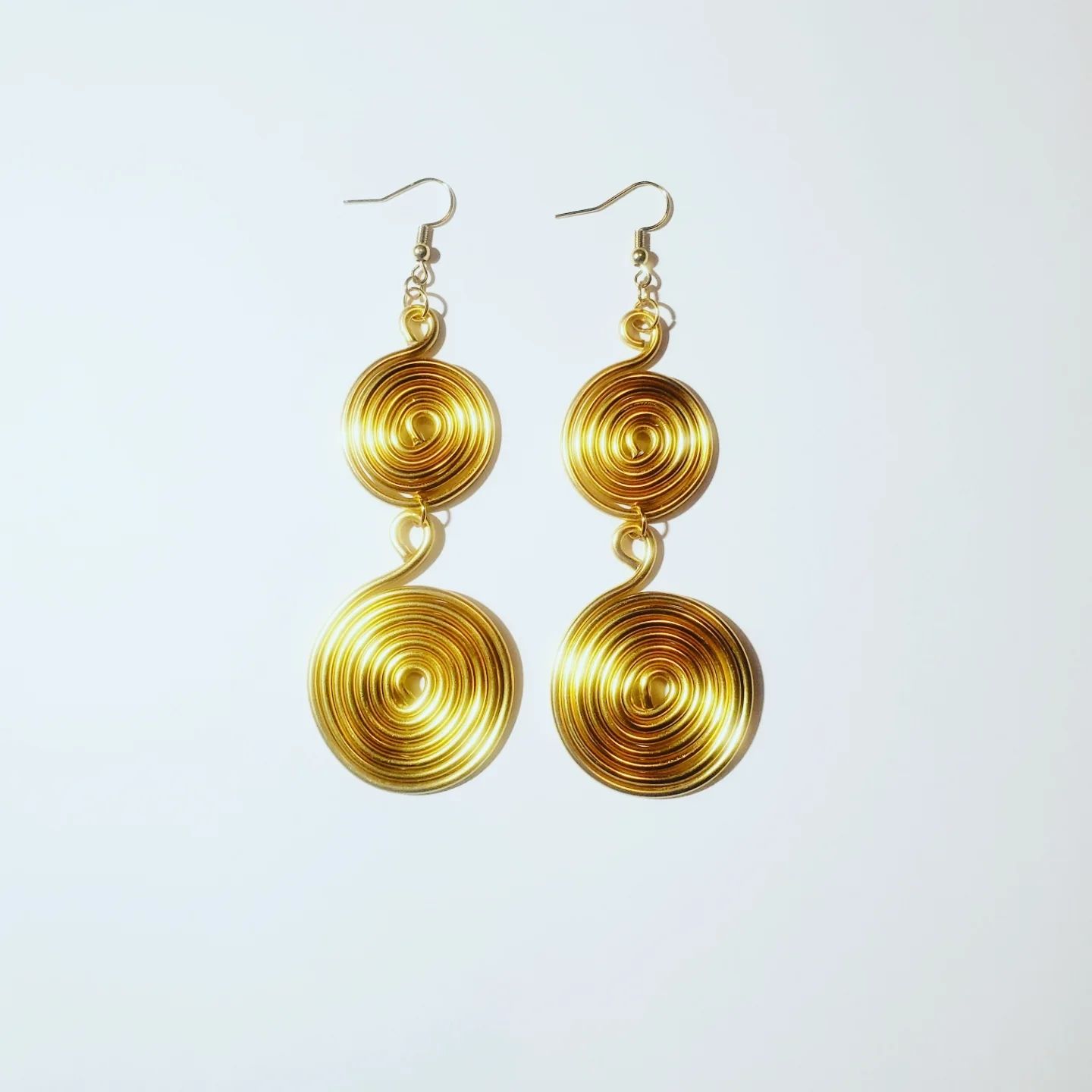 Wire Earrings- Gold