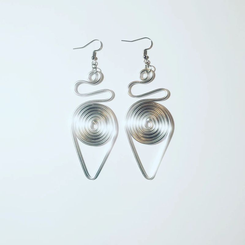 Wire Earrings- Silver
