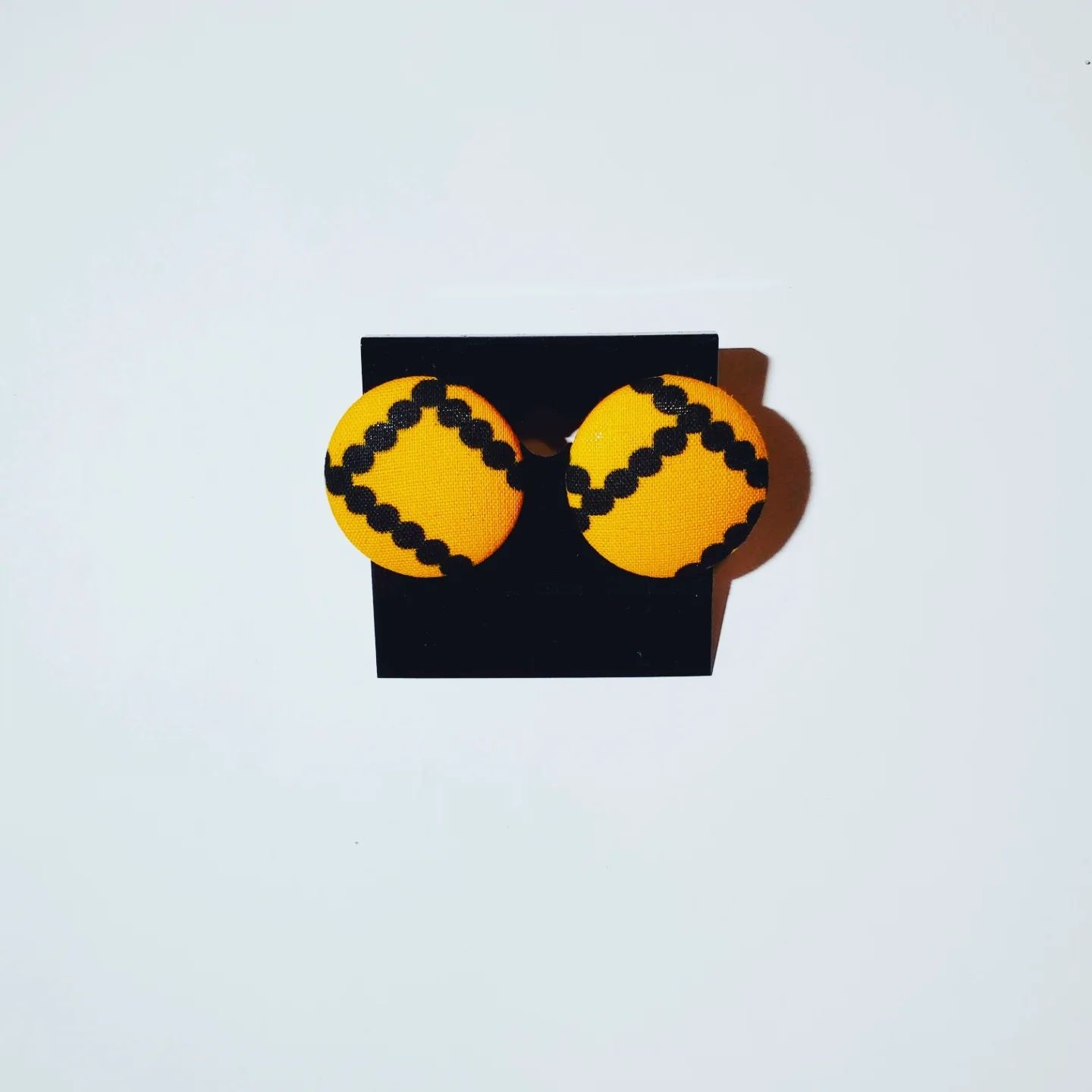 Button Earrings