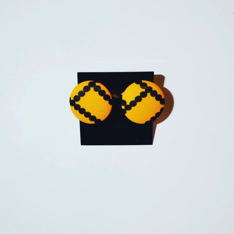 Button Earrings