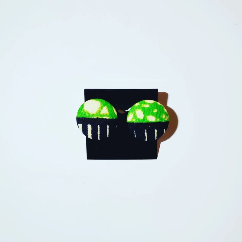 Button Earrings