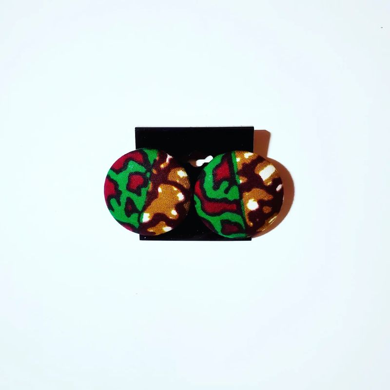 Button Earrings