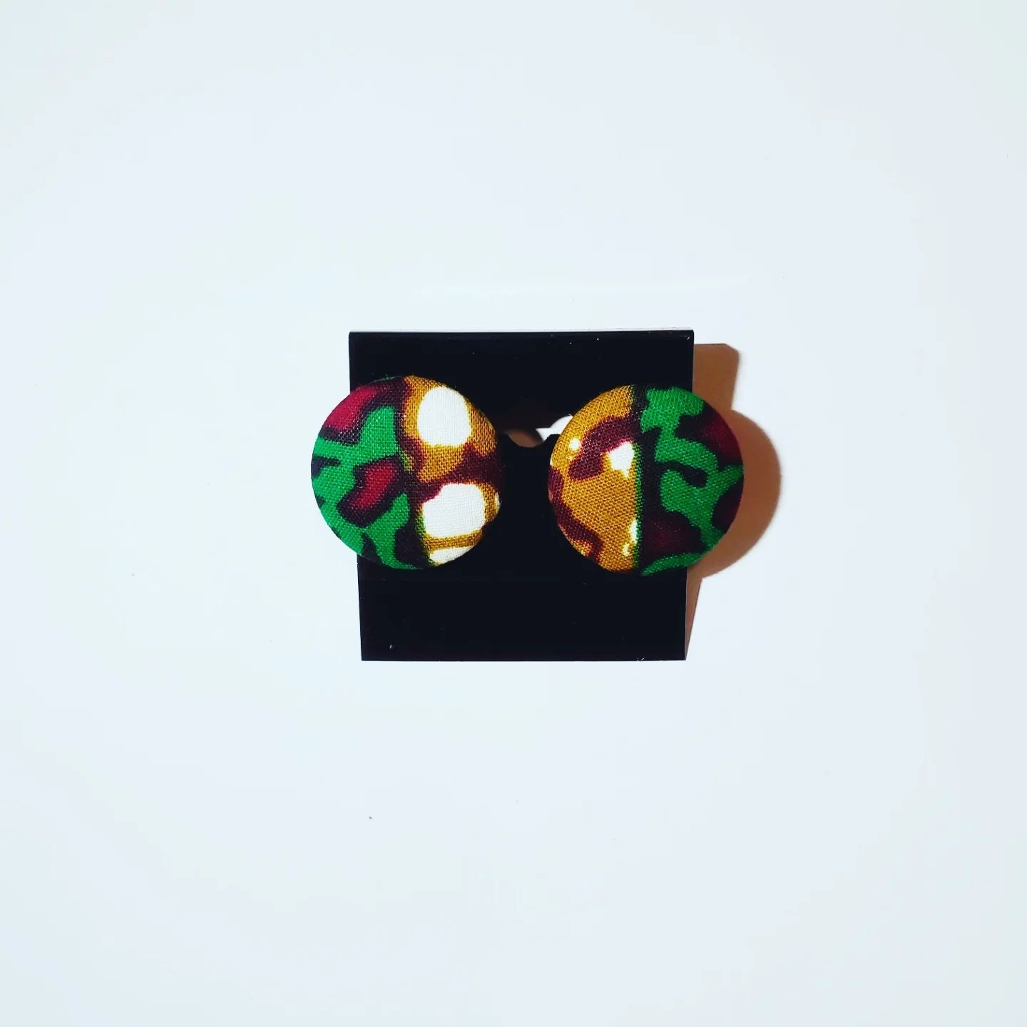 Button Earrings