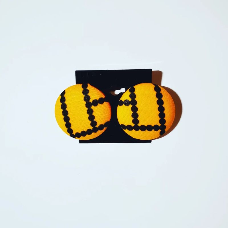 Button Earrings