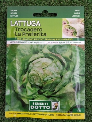 Lattuga trocadero La preferita - Busta semi