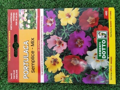 Portulaca semplice mix - Busta semi
