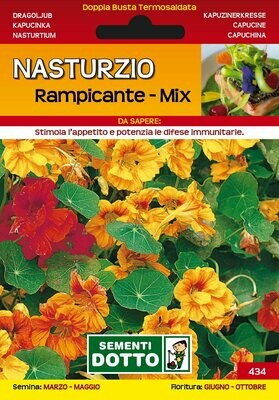 Nasturzio rampicante mix - Busta semi