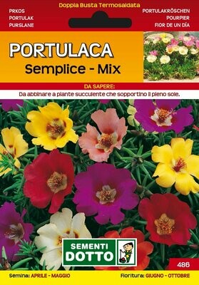 PORTULACA SEMPLICE MIX BUSTA SEMI