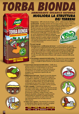 Torba Bionda Baltica, ammendante organico Naturale - sacco 80 lt