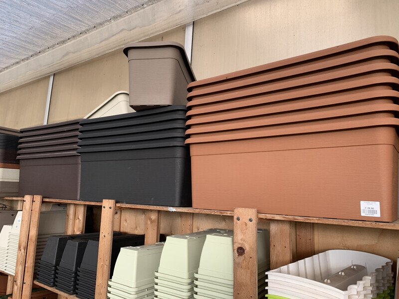 Fioriera Rettangolare Decor in plastica