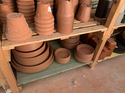 Sottovaso in Terracotta 15 cm Anticato