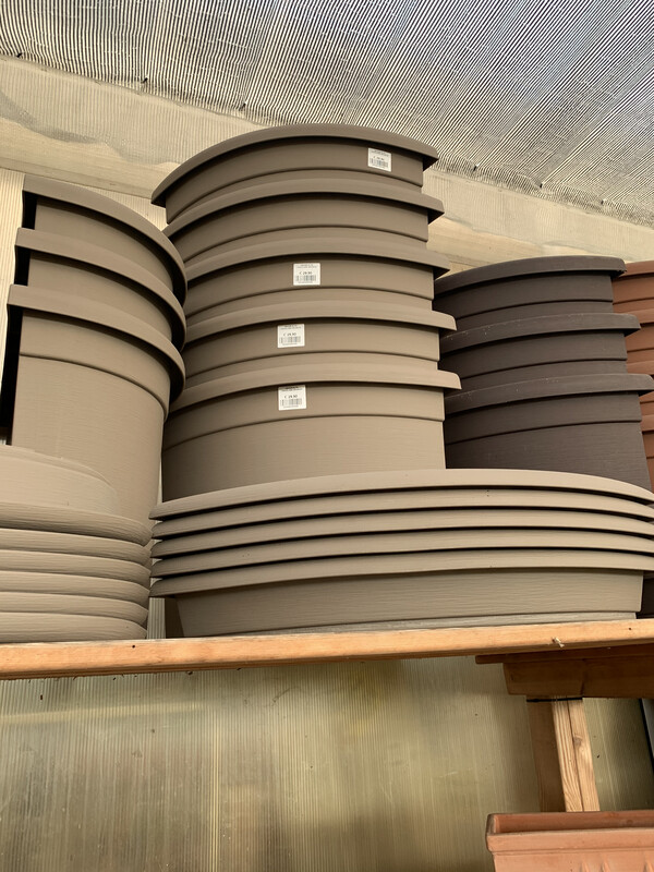 Vaso Angolare Decor in plastica