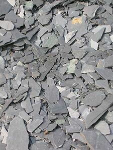 Ardesia NERA 25/40mm Scaglie 25 kg