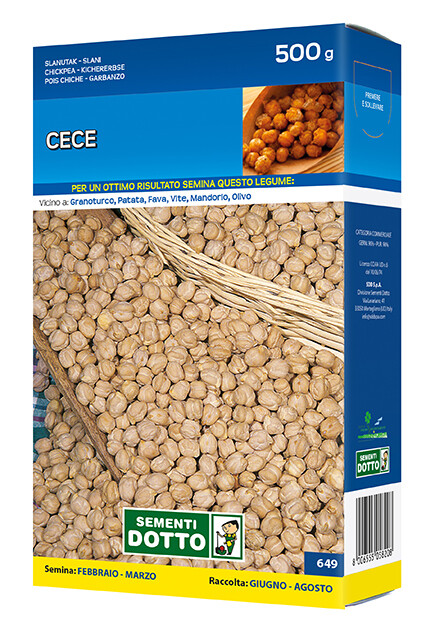Cece, Scatola 500 grammi