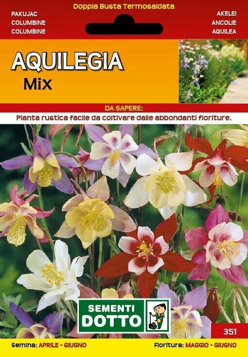 Aquilegia - Aquilegia vulgaris - busta semi MIX