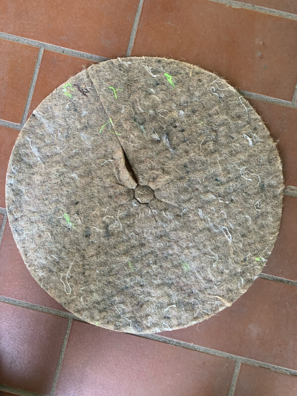 DISCO IN FIBRA VEGETALE - Ø56 cm