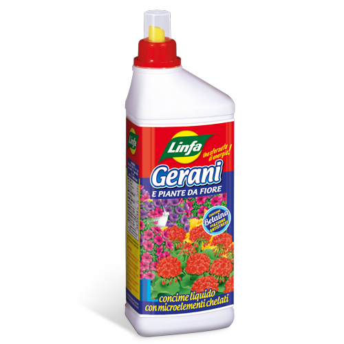 Concime liquido gerani e fiori Linfa