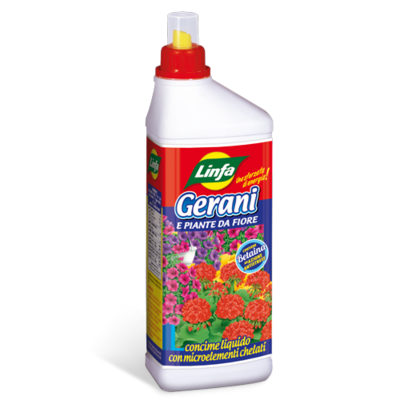 Concime liquido gerani e fiori