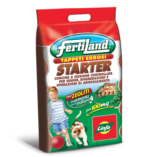 Concime Starter per prati Appena vegetati / arieggiati / riseminati Linfa - 5Kg