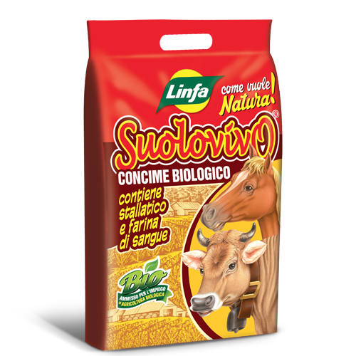 STALLATICO PELLETTATO (secco a palline inodori) BIOLOGICO SUOLOVIVO ORTO E FRUTTI Linfa - 4 kg