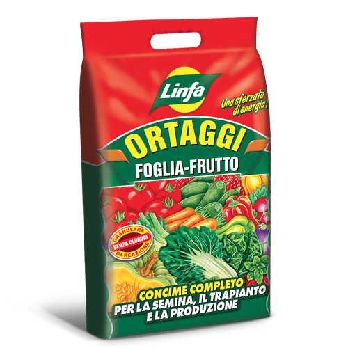 Concime lenta cessione per ortaggi Linfa