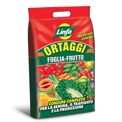Concime lenta cessione per ortaggi Linfa