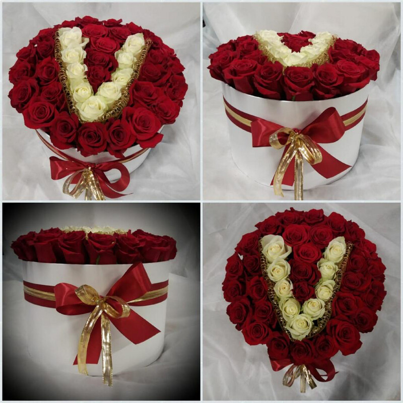 SCATOLA ROSE ROSSE - Rose confezionate