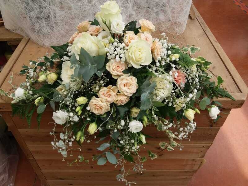 MATRIMONIO COMPOSIZIONE PER TAVOLO DA CERIMONIA IN COMUNE O CERIMONIA SOBRIA